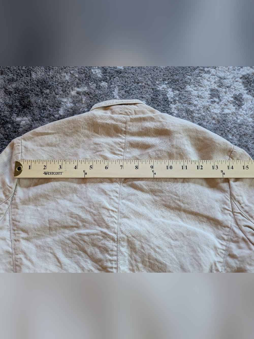 Vintage Ralph Lauren Rugby Women's 100% Linen Blazer Made In Japan - Size 0 RARE - Picture 16 of 16